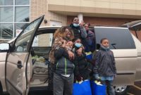 Jessica And Family with Van